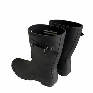Hunter Boots Black 10 Short